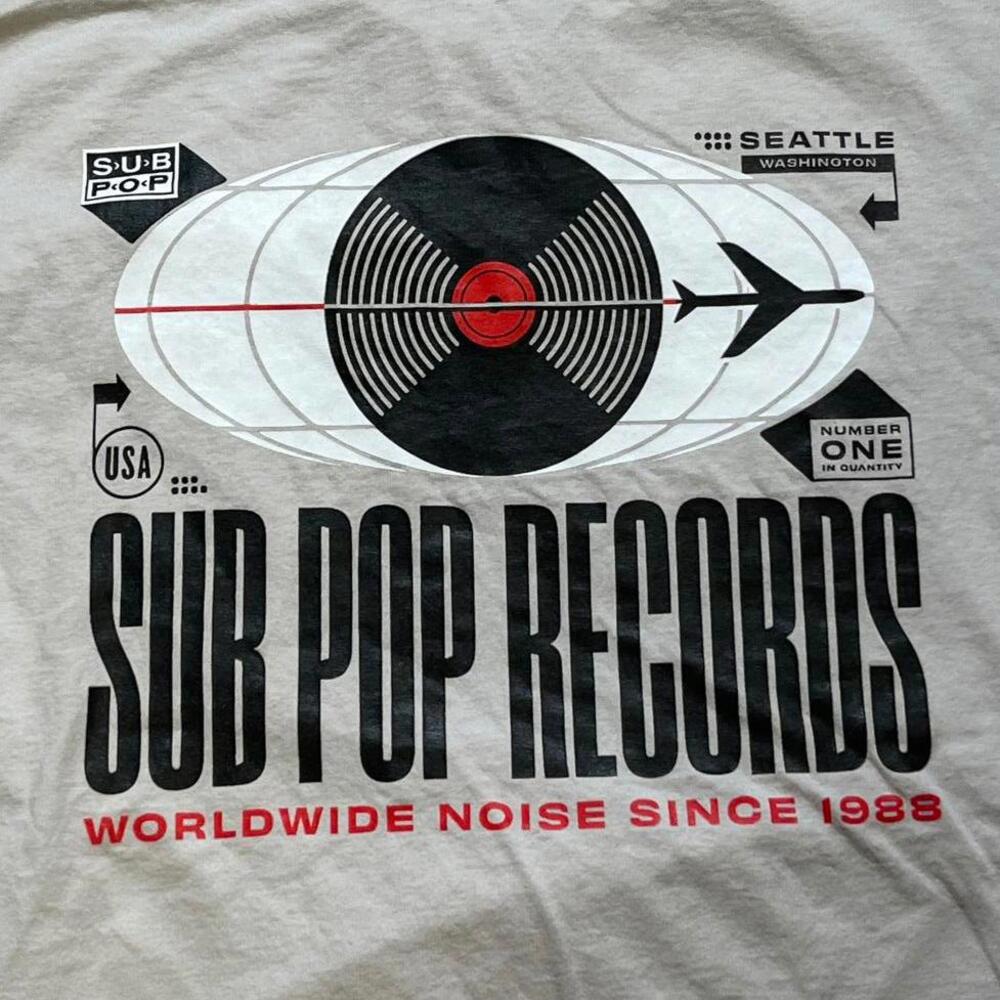 Sub Pop Records Preowned Lg T-Shirt